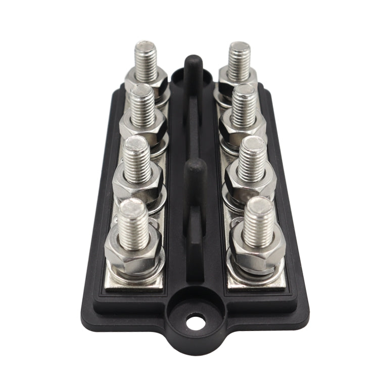 CP-3157 M10 RV Modified Yacht Double-row 4-way Busbar with Dust Cover - Booster Cable & Clip by buy2fix | Online Shopping UK | buy2fix