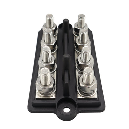 CP-3157 M10 RV Modified Yacht Double-row 4-way Busbar with Dust Cover - Booster Cable & Clip by buy2fix | Online Shopping UK | buy2fix