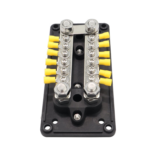 CP-3158 300A 12-48V RV Yacht Modified Double Row 12-way M6 Terminal Busbar with 12pcs Terminals - Booster Cable & Clip by buy2fix | Online Shopping UK | buy2fix