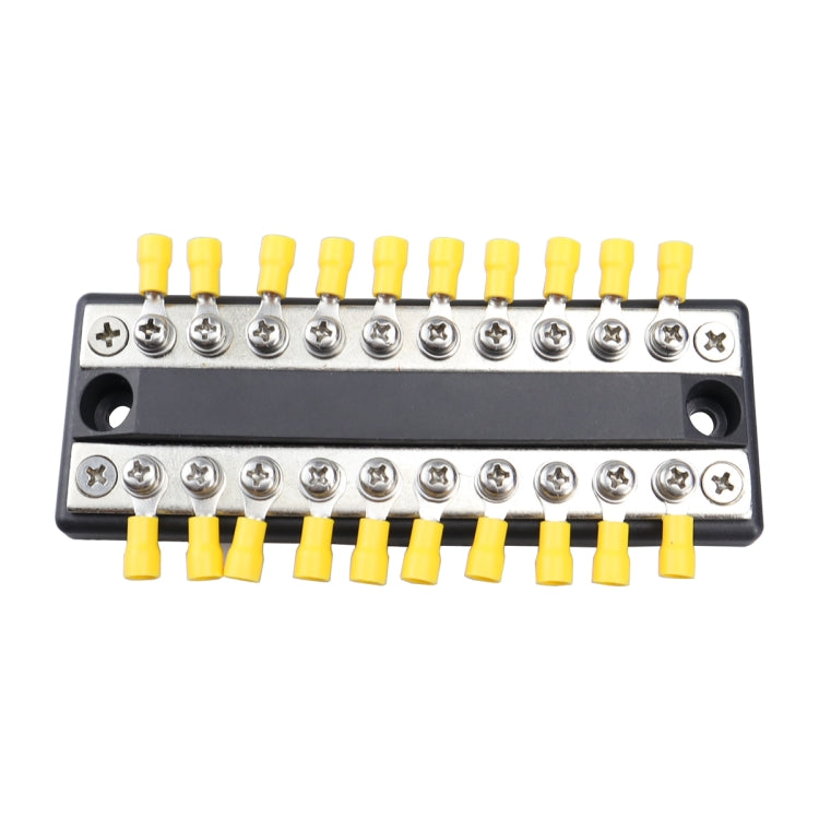CP-4051 100A 48V RV Yacht Modified Double Row 10-way Busbar with 20pcs Terminals - Booster Cable & Clip by buy2fix | Online Shopping UK | buy2fix