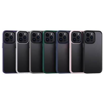For iPhone 15 Plus Frosted Back Shockproof Phone Case(Grey) - iPhone 15 Plus Cases by buy2fix | Online Shopping UK | buy2fix