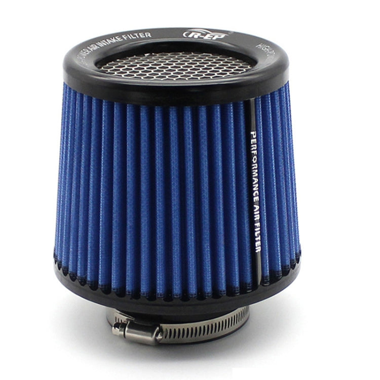 XH-UN077-079 Car High Flow Cold Cone Engine Air Intake Filter, Size:76mm(Blue) - Air Intake System by buy2fix | Online Shopping UK | buy2fix