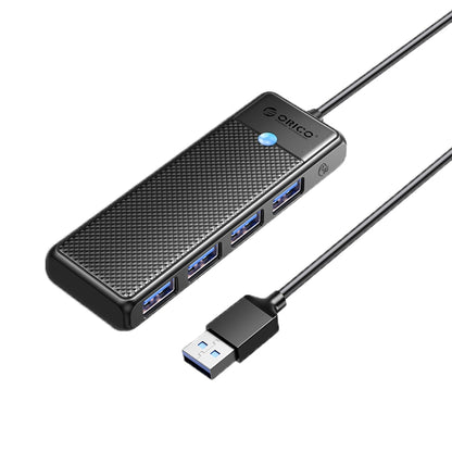 ORICO PAPW4A-U3 4 in 1 USB to USB Multi-function Docking Station HUB Adapter(Black) - USB HUB by ORICO | Online Shopping UK | buy2fix