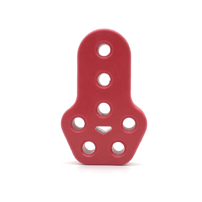 XH-6282 7 Holes Car Exhaust Hanger Bushing Muffler Rubber Insulator Mount Bracket(Red) - Exhaust Pipes by buy2fix | Online Shopping UK | buy2fix