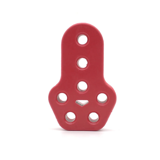 XH-6282 7 Holes Car Exhaust Hanger Bushing Muffler Rubber Insulator Mount Bracket(Red) - Exhaust Pipes by buy2fix | Online Shopping UK | buy2fix