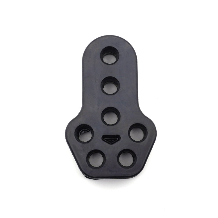 XH-6282 7 Holes Car Exhaust Hanger Bushing Muffler Rubber Insulator Mount Bracket(Black) - Exhaust Pipes by buy2fix | Online Shopping UK | buy2fix