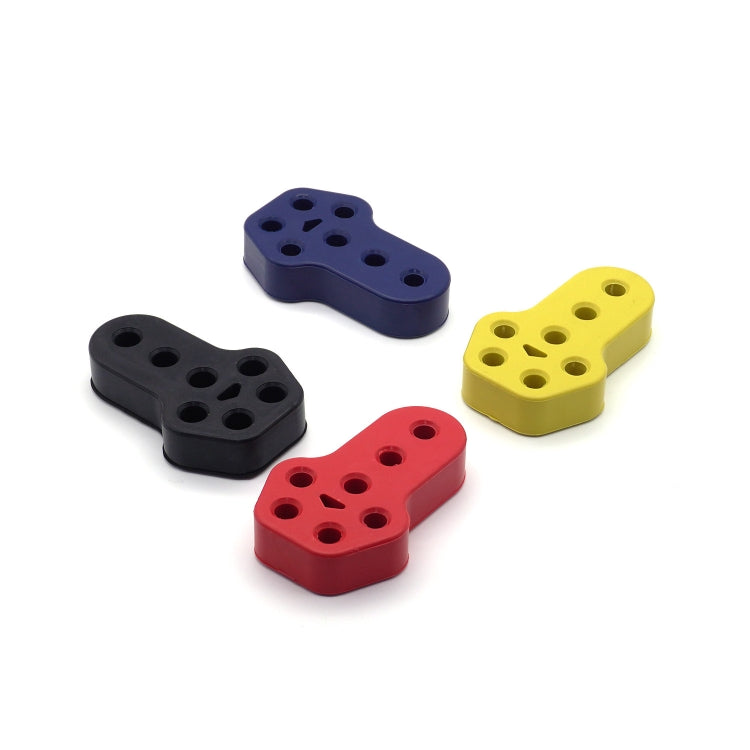 XH-6282 7 Holes Car Exhaust Hanger Bushing Muffler Rubber Insulator Mount Bracket(Blue) - Exhaust Pipes by buy2fix | Online Shopping UK | buy2fix