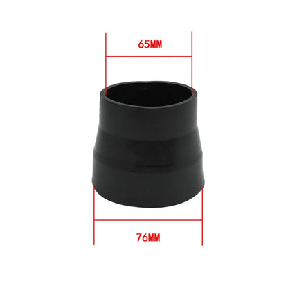 XH-UN081 63mm-76mm Universal Car Air Intake System Air Filter Pipe Tube(Black) - Air Intake System by buy2fix | Online Shopping UK | buy2fix
