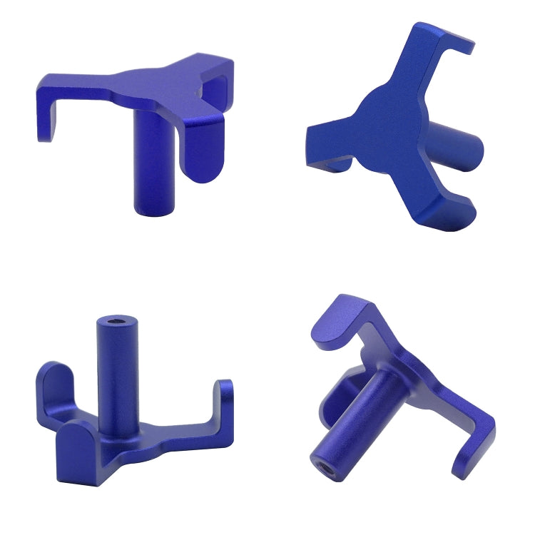 XH-6287 Car Trunk Organizer Bag Storage Aluminum Alloy Hook For Tesla Model 3 2018-2021(Blue) by buy2fix