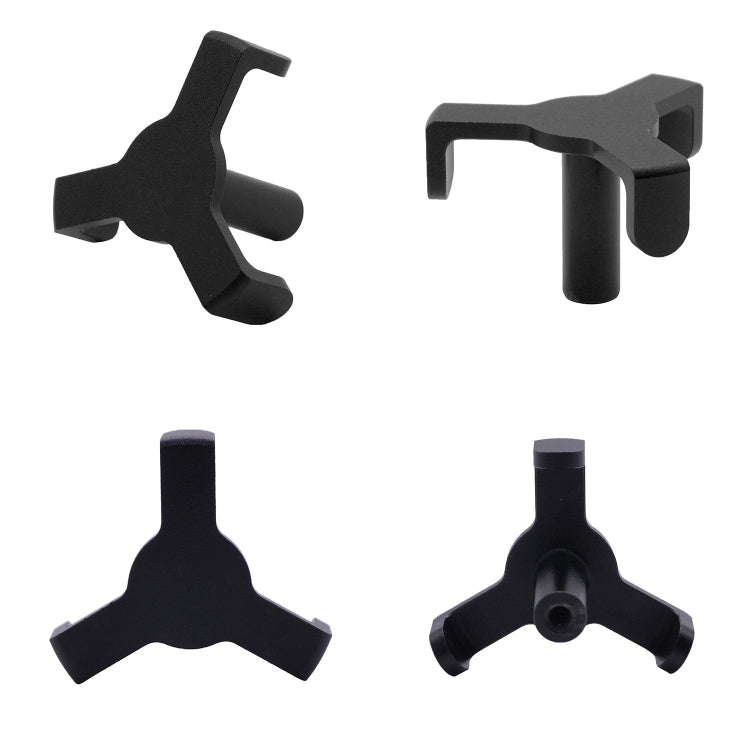 XH-6287 Car Trunk Organizer Bag Storage Aluminum Alloy Hook For Tesla Model 3 2018-2021(Black) by buy2fix