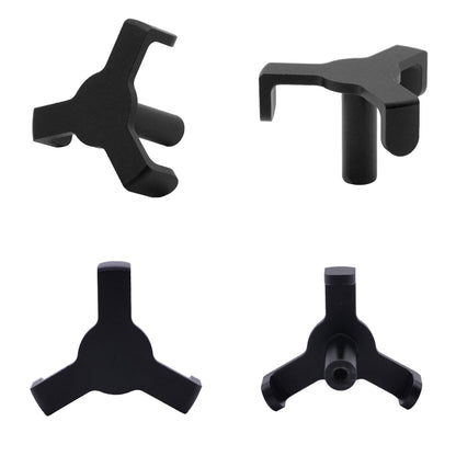 XH-6287 Car Trunk Organizer Bag Storage Aluminum Alloy Hook For Tesla Model 3 2018-2021(Black) by buy2fix