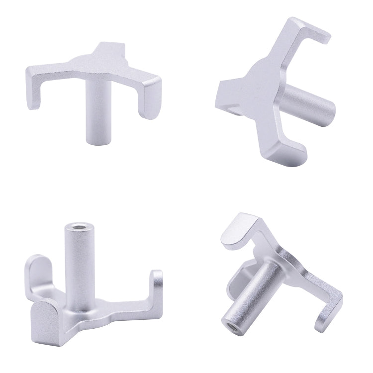 XH-6287 Car Trunk Organizer Bag Storage Aluminum Alloy Hook For Tesla Model 3 2018-2021(Silver) by buy2fix