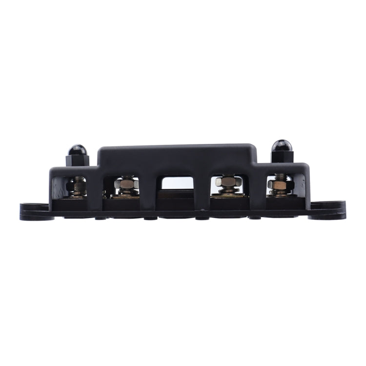 CP-4124-01 RV Yacht M8 Single Row 4-way Power Distribution Block Busbar with Cover with 300A Fuse - Booster Cable & Clip by buy2fix | Online Shopping UK | buy2fix