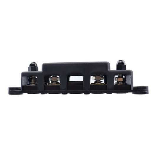 CP-4124-01 RV Yacht M8 Single Row 4-way Power Distribution Block Busbar with Cover with 300A Fuse - Booster Cable & Clip by buy2fix | Online Shopping UK | buy2fix
