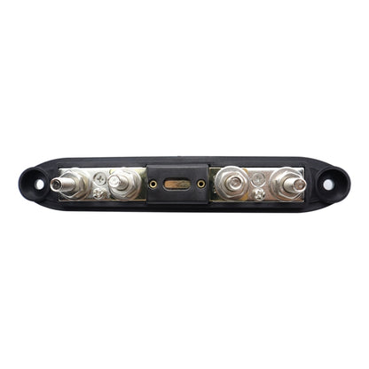 CP-4124-01 RV Yacht M8 Single Row 4-way Power Distribution Block Busbar with Cover with 300A Fuse - Booster Cable & Clip by buy2fix | Online Shopping UK | buy2fix