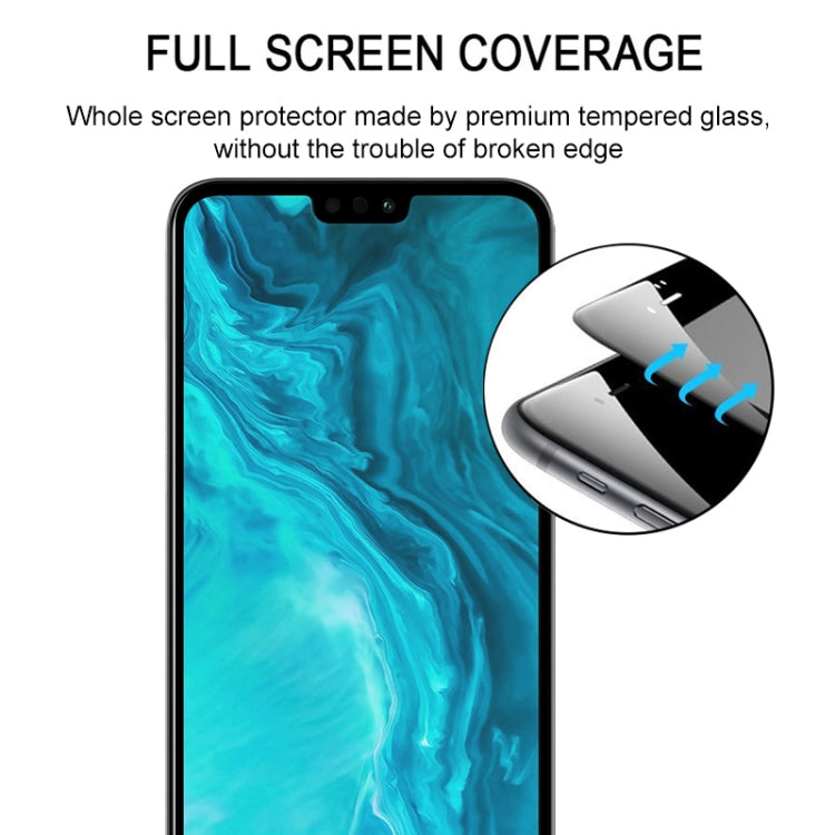For Huawei Honor 9X Lite Full Glue Full Screen Tempered Glass Film(Black) by buy2fix