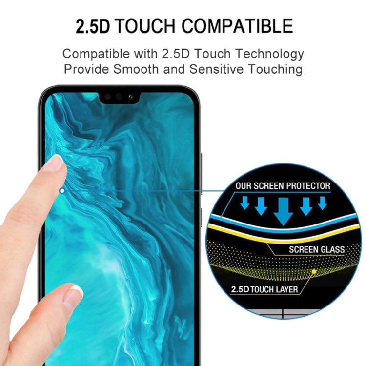 For Huawei Honor 9X Lite Full Glue Full Screen Tempered Glass Film(Black) by buy2fix