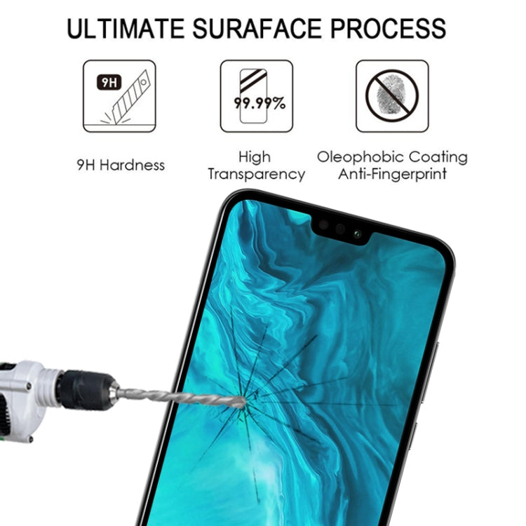 For Huawei Honor 9X Lite Full Glue Full Screen Tempered Glass Film(Black) by buy2fix