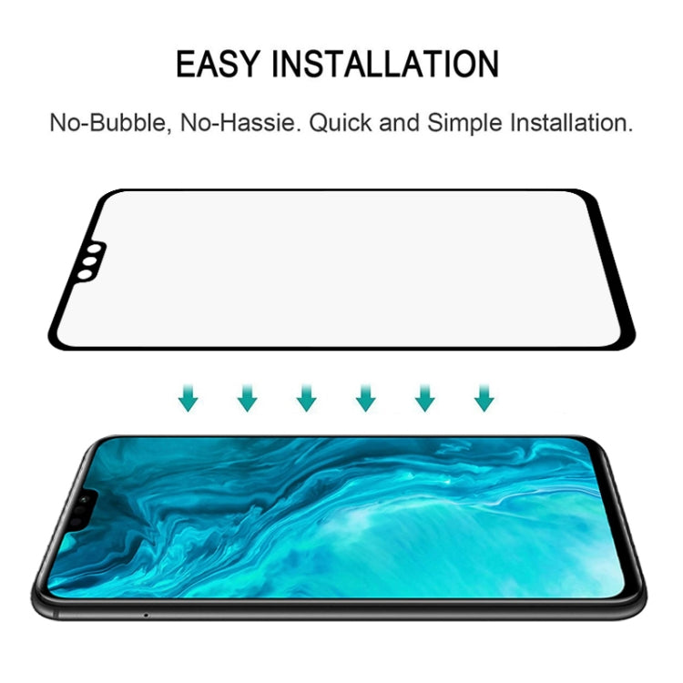 For Huawei Honor 9X Lite Full Glue Full Screen Tempered Glass Film(Black) by buy2fix