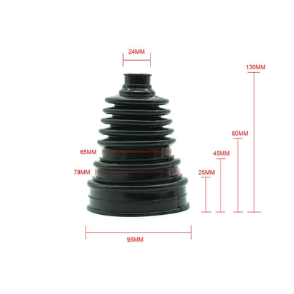 XH-6145 Car Steering Ball Rubber Dust Cover(Red) - Steering System by buy2fix | Online Shopping UK | buy2fix