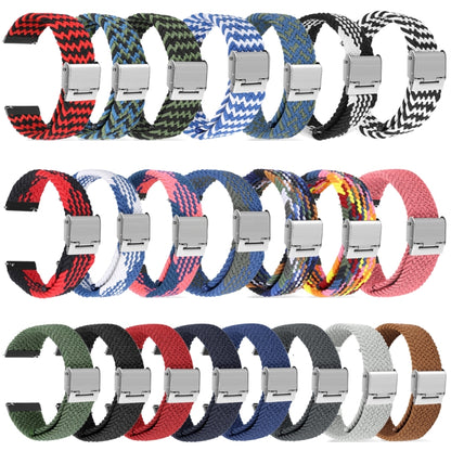 For Huawei Watch 4 / 4 Pro Nylon Braided Metal Buckle Watch Band(Charcoal) by buy2fix