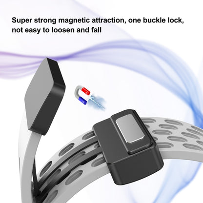 For Huawei Watch 4 / 4 Pro Magnetic Clasp Silicone Watch Band(White) by buy2fix