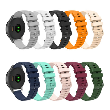 For Huawei Watch 4 / 4 Pro Wavy Dot Pattern Solid Color Silicone Watch Band(Beige) by buy2fix