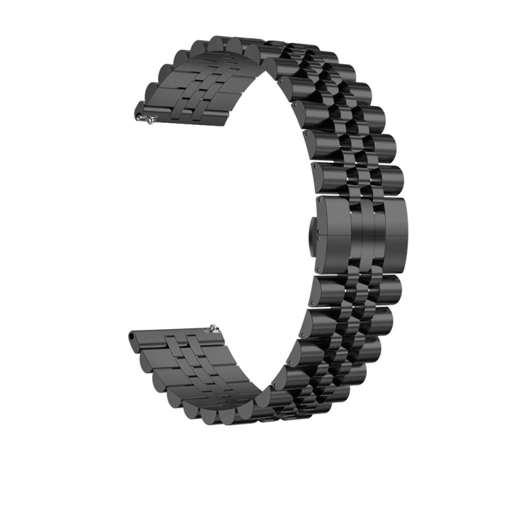 For Huawei Watch 4 / 4 Pro Five Bead Stainless Steel Watch Band(Black) by buy2fix