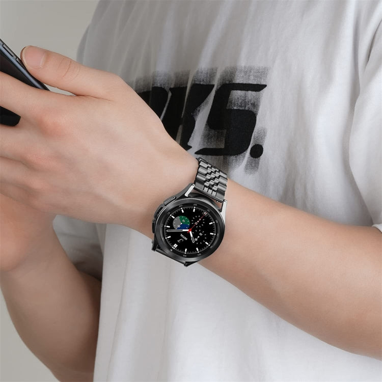 For Huawei Watch 4 / 4 Pro Five Bead Stainless Steel Watch Band(Black) by buy2fix