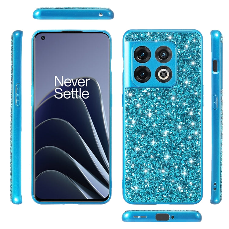 For OnePlus Ace Pro/10T Glitter Powder Shockproof TPU Phone Case(Blue) - OnePlus Cases by buy2fix | Online Shopping UK | buy2fix