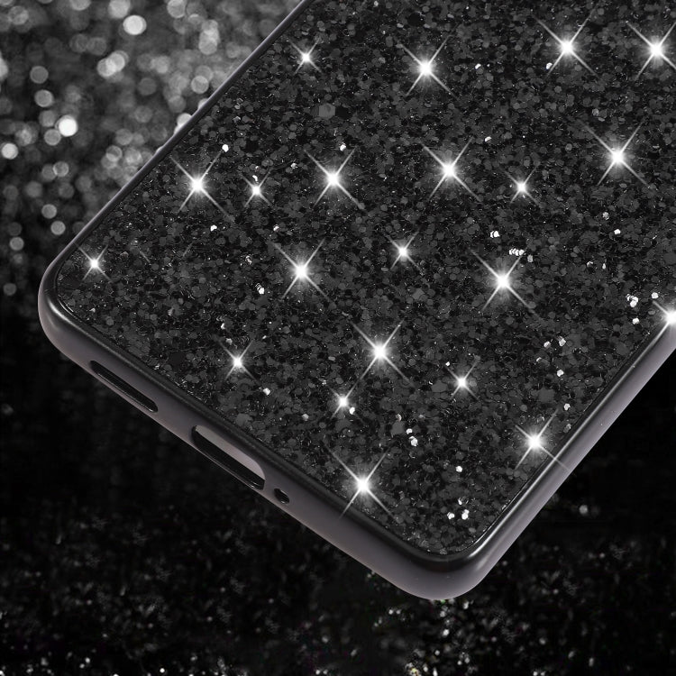 For Xiaomi Redmi Note 12 Pro 5G Global Glitter Powder Shockproof TPU Phone Case(Gold) by buy2fix