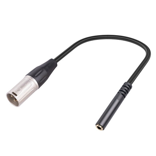 3.5mm Female to XLR 3pin Male Audio Cable, Length: 30cm - Microphone Audio Cable & Connector by buy2fix | Online Shopping UK | buy2fix