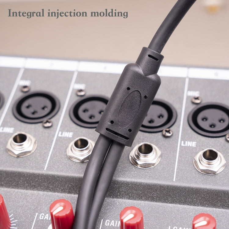 2055YMMF-05 XLR 3pin Female to Dual Male Audio Cable, Length: 50cm(Black+Red) - Microphone Audio Cable & Connector by buy2fix | Online Shopping UK | buy2fix