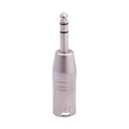 LZ1180 6.35mm 1/4 TRS Male to XLR 3pin Male Adapter - Microphone Audio Cable & Connector by buy2fix | Online Shopping UK | buy2fix
