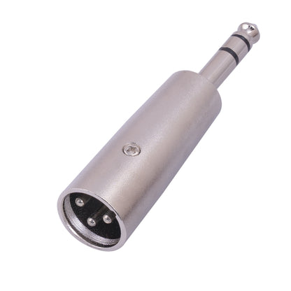 2206-1 6.35mm 1/4 TRS Male to XLR 3pin Male Adapter - Microphone Audio Cable & Connector by buy2fix | Online Shopping UK | buy2fix