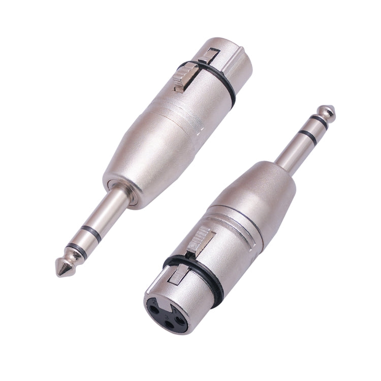 LZ1179 6.35mm 1/4 TRS Male to XLR 3pin Female Adapter - Microphone Audio Cable & Connector by buy2fix | Online Shopping UK | buy2fix