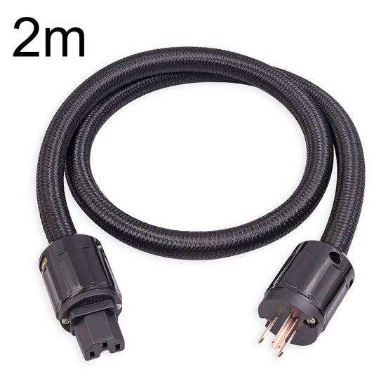 3720 HiFi Audio Universal AC Power Cable US Plug, Length:2m - Microphone Audio Cable & Connector by buy2fix | Online Shopping UK | buy2fix