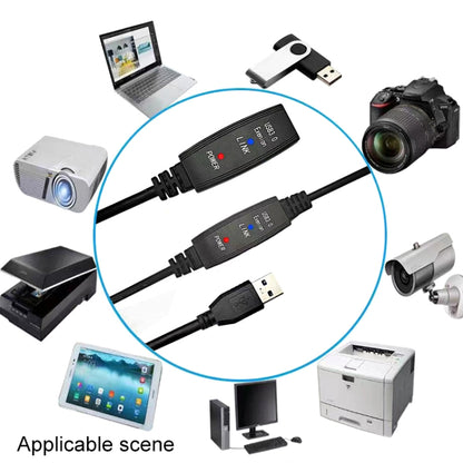 USB 3.0 Male to Female Super Speed Extension Cable, Length:5m by buy2fix