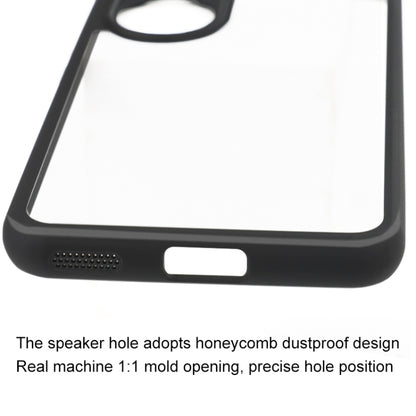 For Honor 90 Frosted TPU + Transparent PC Phone Case(Black) by buy2fix