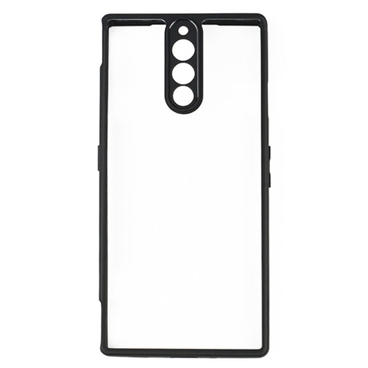 For ZTE nubia Red Magic 8 Pro/8 Pro+/8S Pro Frosted TPU + Transparent PC Phone Case(Black) - ZTE Cases by buy2fix | Online Shopping UK | buy2fix