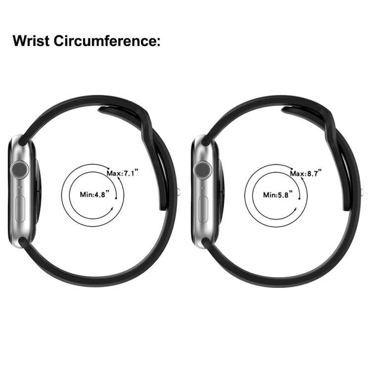 For Apple Watch 6 44mm Square Buckle Silicone Watch Band(White) by buy2fix