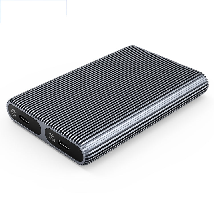ORICO AM2C3-2SN Dual-bay M.2 NVME + SATA SSD Enclosure(Grey) - HDD Enclosure by ORICO | Online Shopping UK | buy2fix
