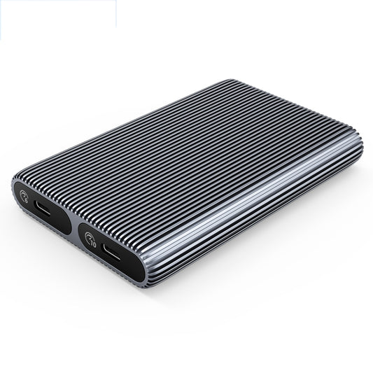 ORICO AM2C3-2SN Dual-bay M.2 NVME + SATA SSD Enclosure(Grey) - HDD Enclosure by ORICO | Online Shopping UK | buy2fix
