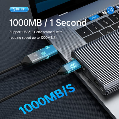 ORICO AM2C3-2SN Dual-bay M.2 NVME + SATA SSD Enclosure(Grey) - HDD Enclosure by ORICO | Online Shopping UK | buy2fix