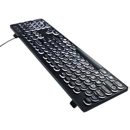 MC-K315 104 Keys Large Characters Blacklit Wired Keyboard(Black) by buy2fix