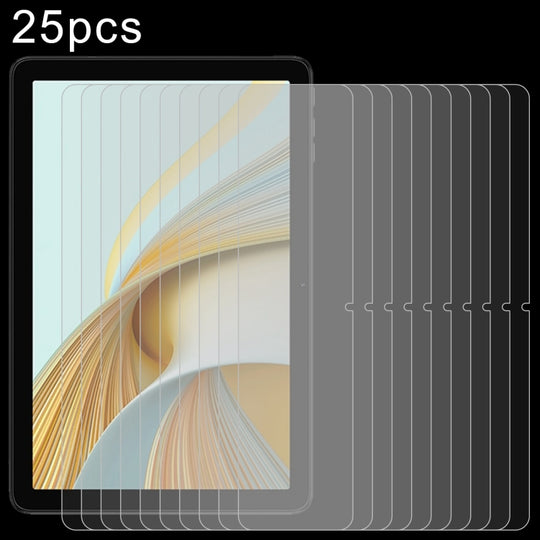 For Umidigi G3 Tab 25pcs 9H 0.3mm Explosion-proof Tempered Glass Film