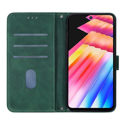 For Infinix Note 30 5G / X6711 Crossbody 3D Embossed Flip Leather Phone Case(Dark Green) - Infinix Cases by buy2fix | Online Shopping UK | buy2fix