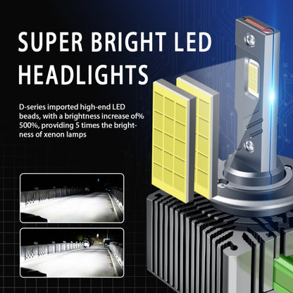 P15 1 Pair D3S / D3R DC10-32V / 35W / 6000K / 4000LM IP68 Waterproof Car LED Headlight - LED Headlamps by buy2fix | Online Shopping UK | buy2fix
