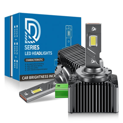 P15 1 Pair D3S / D3R DC10-32V / 35W / 6000K / 4000LM IP68 Waterproof Car LED Headlight - LED Headlamps by buy2fix | Online Shopping UK | buy2fix