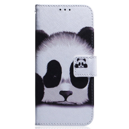 For Realme C53 / Narzo N53 Coloured Drawing Flip Leather Phone Case(Panda) - Realme Cases by buy2fix | Online Shopping UK | buy2fix